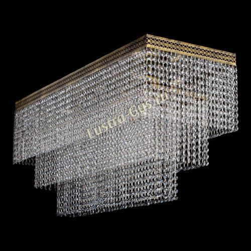 Люстра Прямоугольник Венеция №8 под бронзу в Кирове Гусь Хрустальный