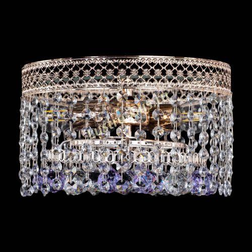 Люстра Венеция шар №2 фиолетовая в Кирове Гусь Хрустальный