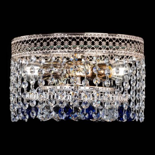 Люстра Венеция шар №2 синяя в Кирове Гусь Хрустальный