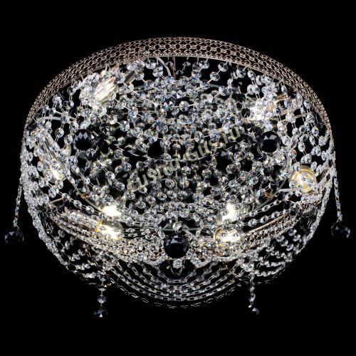 Люстра Венеция Жасмин черная в Кирове Гусь Хрустальный