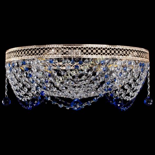 Люстра Венеция Жасмин синяя в Кирове Гусь Хрустальный