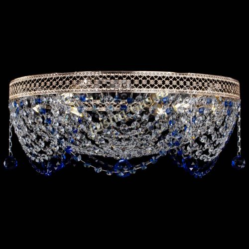 Люстра Венеция Жасмин синяя в Кирове Гусь Хрустальный