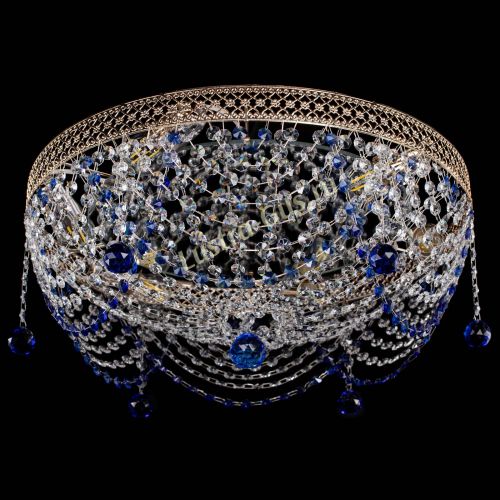 Люстра Венеция Жасмин синяя в Кирове Гусь Хрустальный