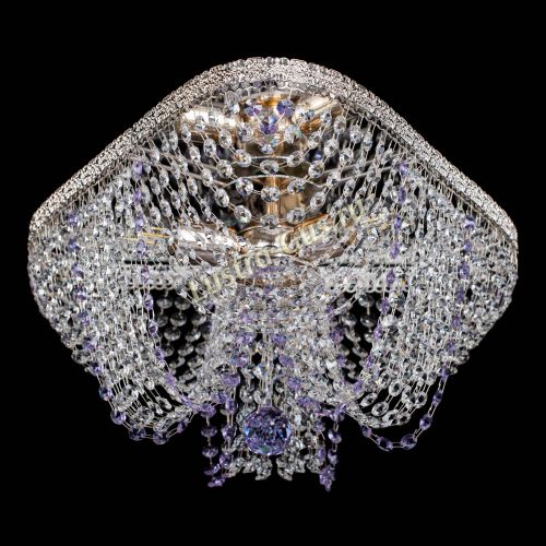 Люстра Верона Токката №5 фиолетовая в Кирове Гусь Хрустальный