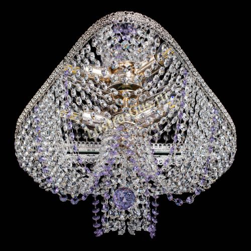 Люстра Верона Токката №5 фиолетовая в Кирове Гусь Хрустальный