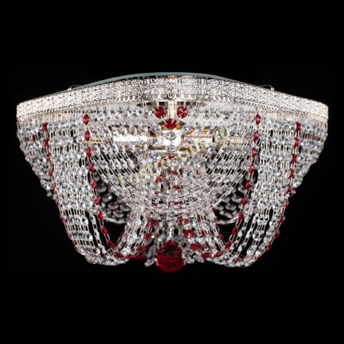 Люстра Верона Токката №5 красная в Кирове Гусь Хрустальный