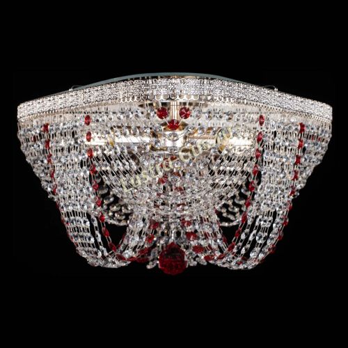 Люстра Верона Токката №5 красная в Кирове Гусь Хрустальный