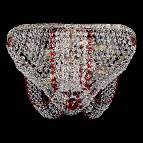 Люстра Верона Токката №5 красная в Кирове Гусь Хрустальный