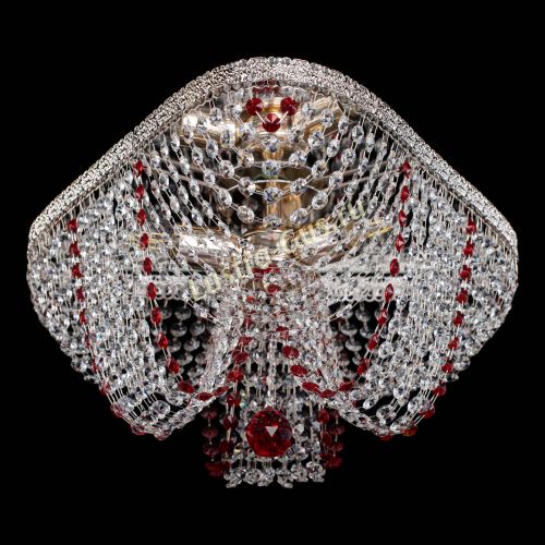 Люстра Верона Токката №5 красная в Кирове Гусь Хрустальный