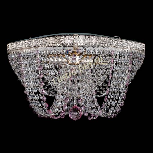 Люстра Верона Токката №5 розовая в Кирове Гусь Хрустальный