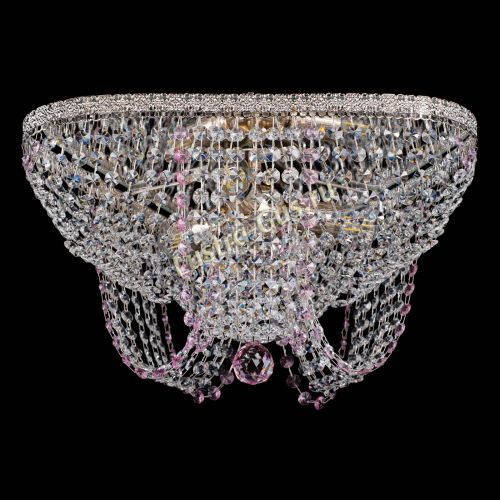 Люстра Верона Токката №5 розовая в Кирове Гусь Хрустальный