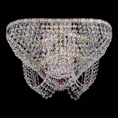 Люстра Верона Токката №5 розовая в Кирове Гусь Хрустальный