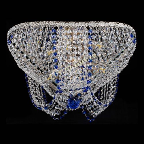 Люстра Верона Токката №5 синяя в Кирове Гусь Хрустальный