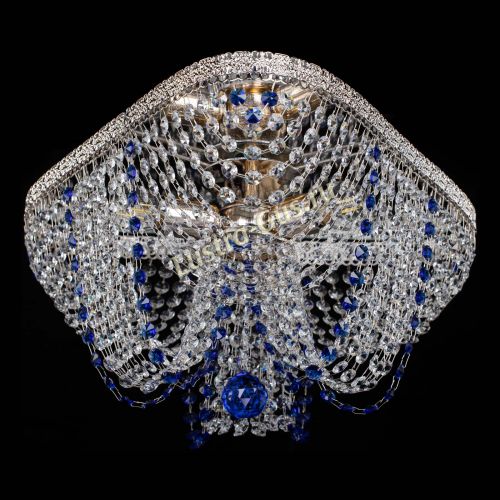 Люстра Верона Токката №5 синяя в Кирове Гусь Хрустальный