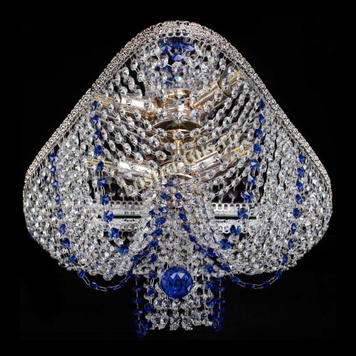 Люстра Верона Токката №5 синяя в Кирове Гусь Хрустальный