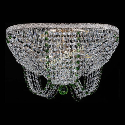 Люстра Верона Токката №5 зеленая в Кирове Гусь Хрустальный