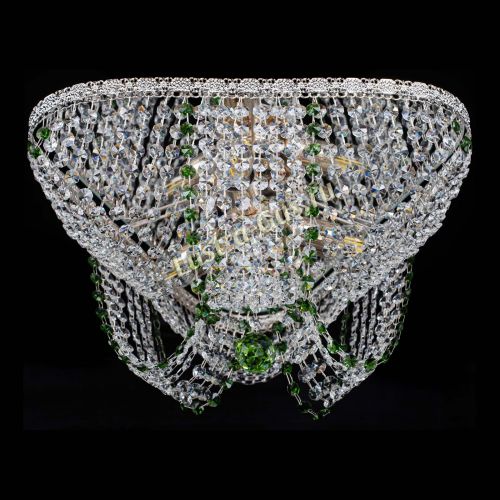 Люстра Верона Токката №5 зеленая в Кирове Гусь Хрустальный