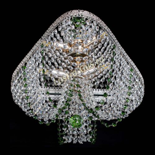 Люстра Верона Токката №5 зеленая в Кирове Гусь Хрустальный