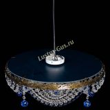 Люстра Виктория Синяя под бронзу в Кирове
