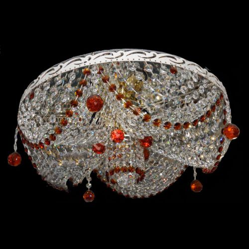 Люстра Виктория 800 мм цветная в Кирове Гусь Хрустальный