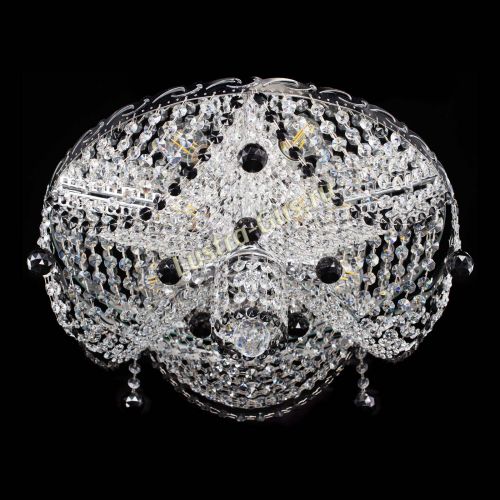 Люстра Виктория черная в Кирове Гусь Хрустальный