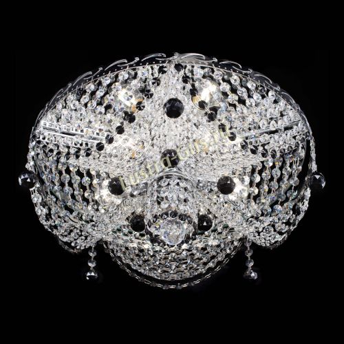 Люстра Виктория черная в Кирове Гусь Хрустальный