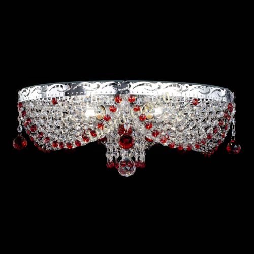 Люстра Виктория красная в Кирове Гусь Хрустальный