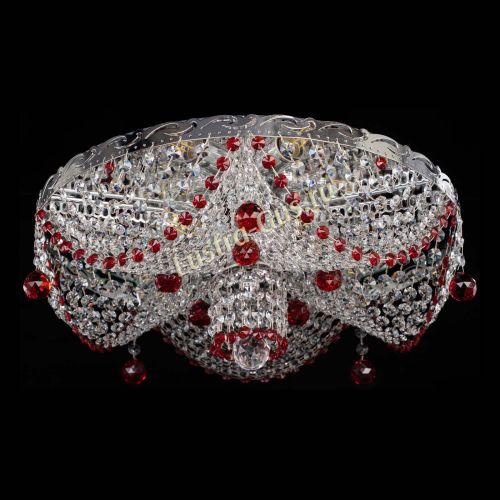 Люстра Виктория красная в Кирове Гусь Хрустальный
