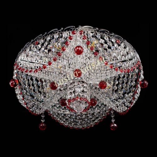 Люстра Виктория красная в Кирове Гусь Хрустальный