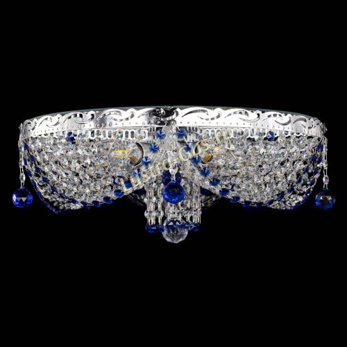 Люстра Виктория Синяя в Кирове Гусь Хрустальный