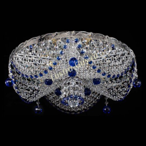Люстра Виктория Синяя в Кирове Гусь Хрустальный