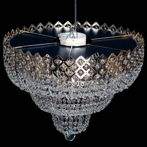 Люстра Водопад Корона №2 в Кирове Гусь Хрустальный