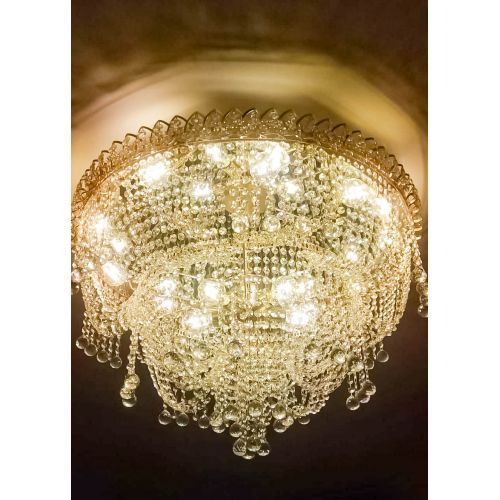 Люстра Водопад Софья №8 в Кирове Гусь Хрустальный