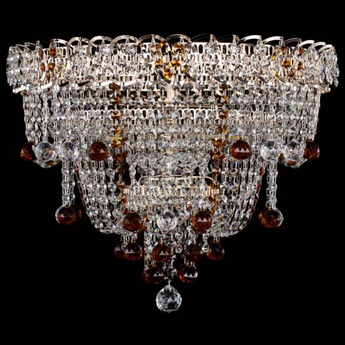 Люстра Водопад Софья чайная в Кирове Гусь Хрустальный