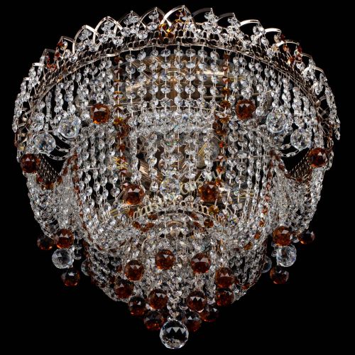 Люстра Водопад Софья чайная в Кирове Гусь Хрустальный