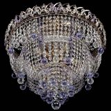 Люстра Водопад Софья фиолетовая в Кирове