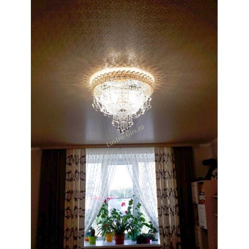 Люстра Водопад Софья в Кирове Гусь Хрустальный