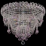 Люстра Водопад Софья розовая в Кирове