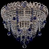 Люстра Водопад Софья синяя в Кирове