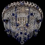 Люстра Водопад Софья синяя в Кирове
