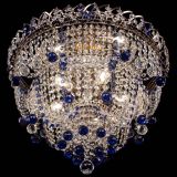 Люстра Водопад Софья синяя в Кирове