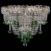 Люстра Водопад Софья зеленая