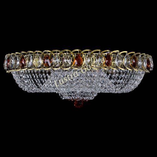 Люстра Водоворот Купол под бронзу Чайный в Кирове Гусь Хрустальный