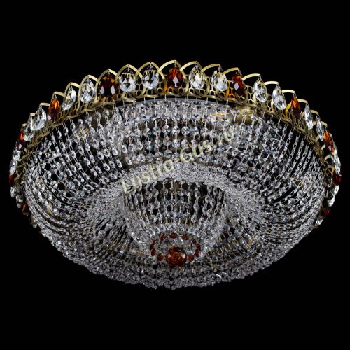 Люстра Водоворот Купол под бронзу Чайный в Кирове Гусь Хрустальный