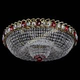 Люстра Водоворот Купол под бронзу Красный в Кирове