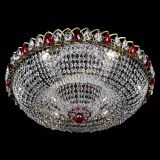 Люстра Водоворот Купол под бронзу Красный в Кирове