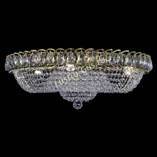 Люстра Водоворот Купол под бронзу в Кирове Гусь Хрустальный