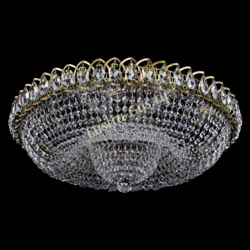 Люстра Водоворот Купол под бронзу в Кирове Гусь Хрустальный