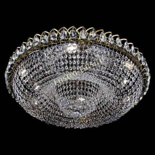 Люстра Водоворот Купол под бронзу в Кирове Гусь Хрустальный