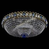 Люстра Водоворот Купол под бронзу Синий в Кирове